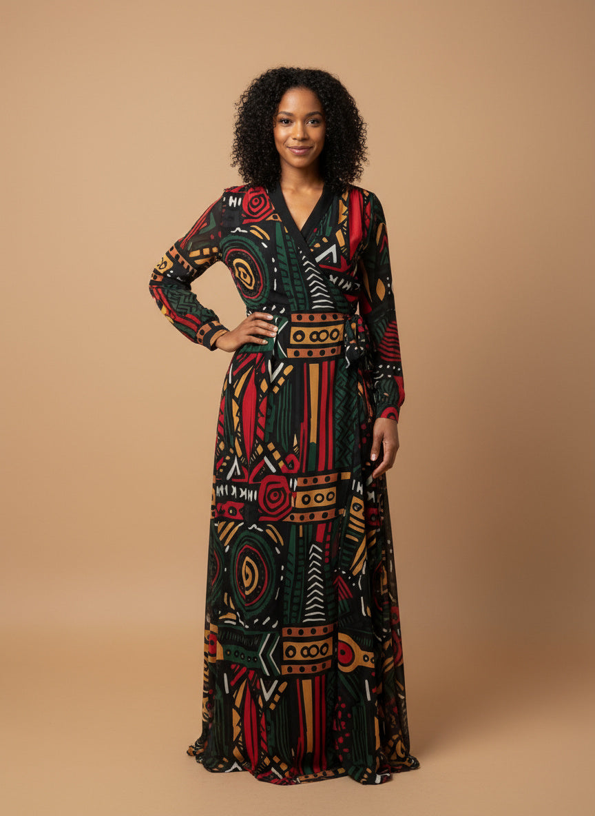 The Ajilé Convertible Wrap Dress & Duster 0